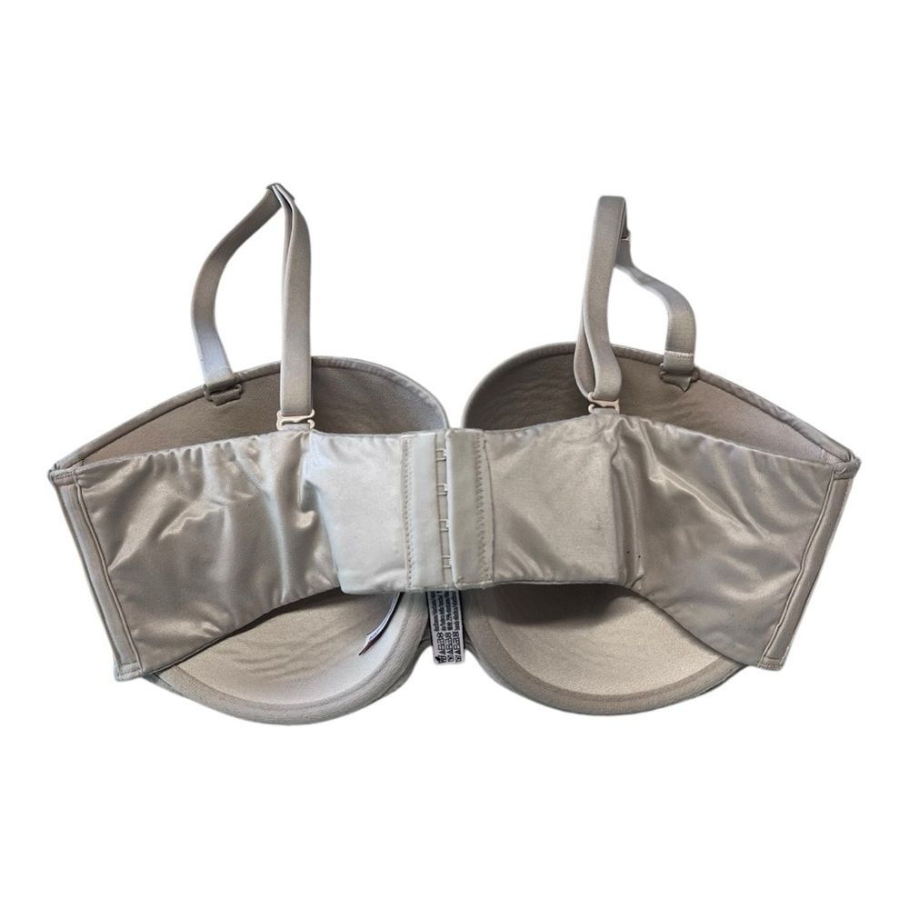 Victoria’s Secret Body By Victoria | Tan Beige Lightly Lined Strapless Bra 36DD - Picture 3 of 7